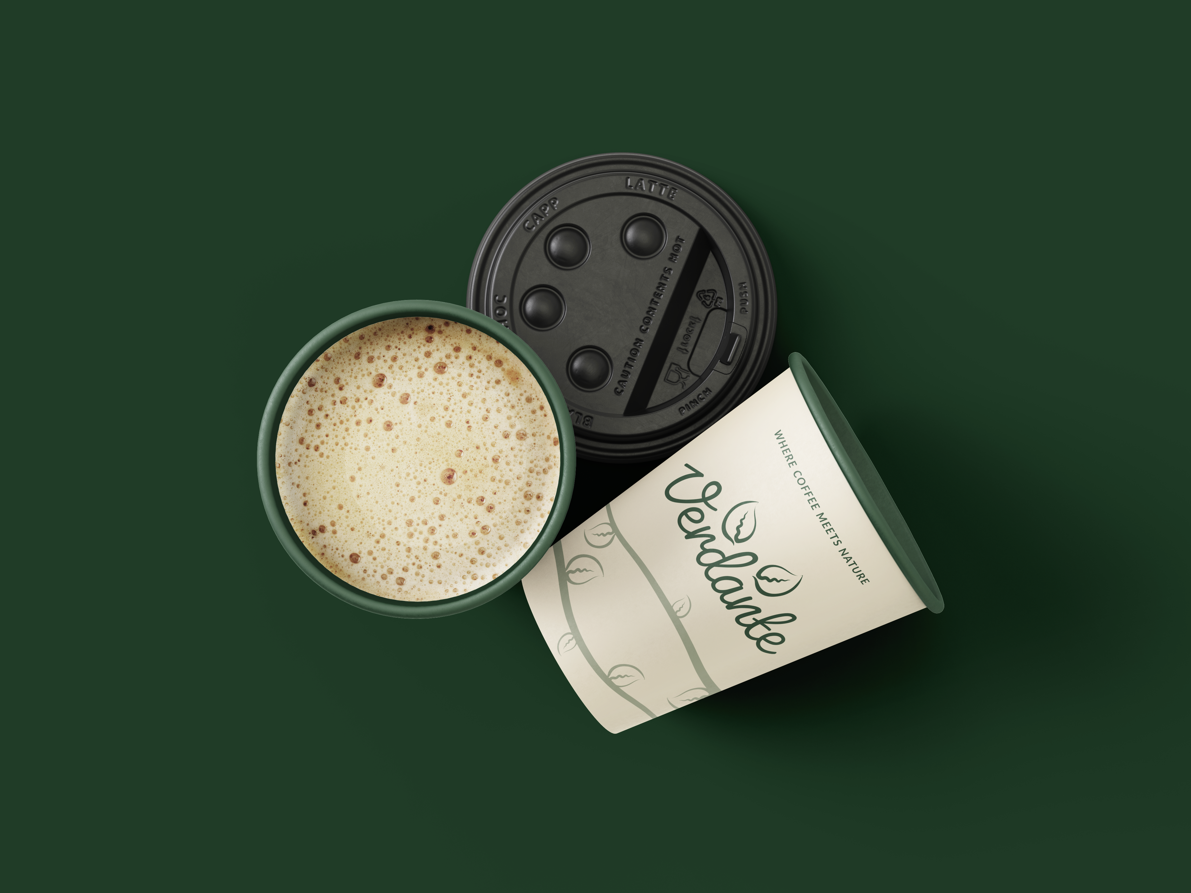 Verdante coffee cup — light colorway