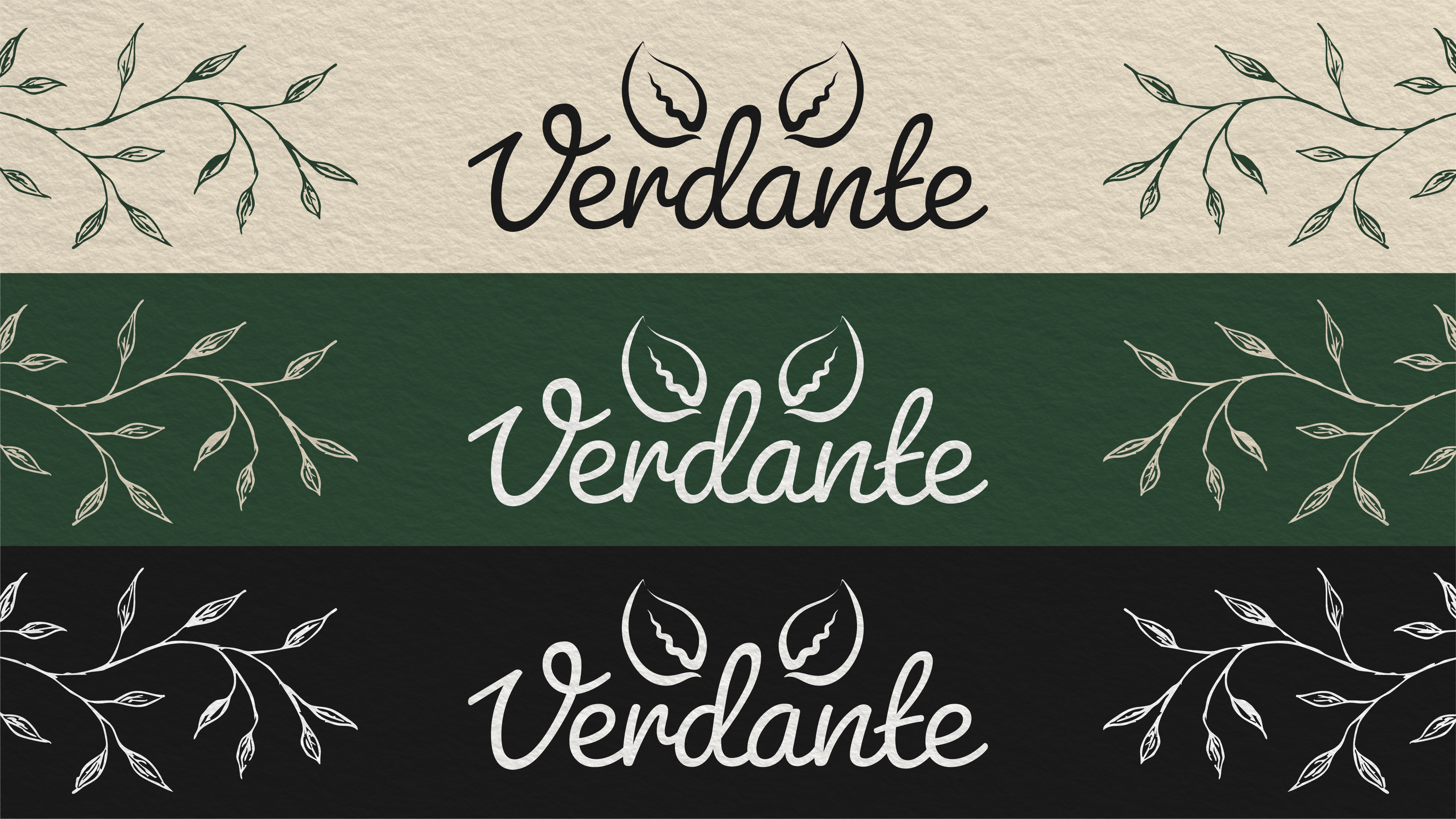Verdante logo variations