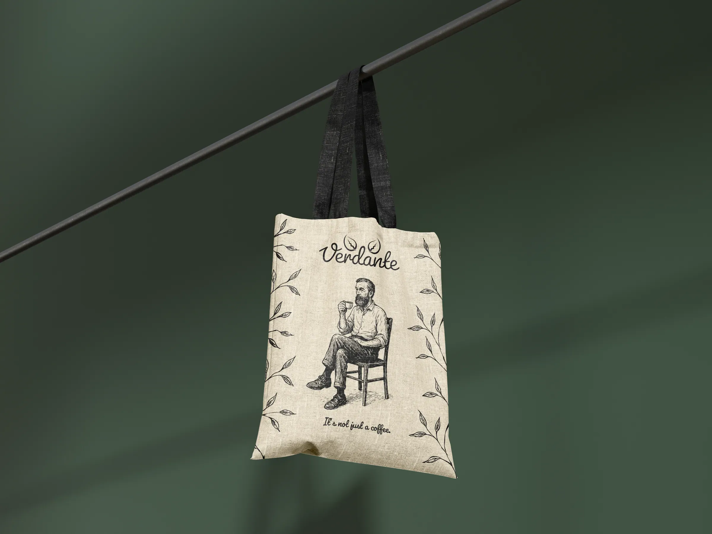 Verdante tote bag mockup